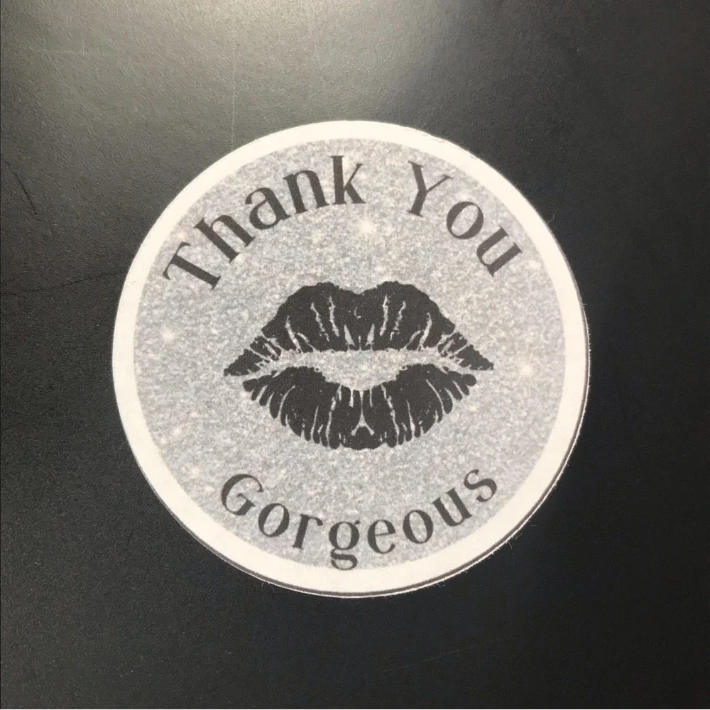 2 thank you sticker pages size 2.08”